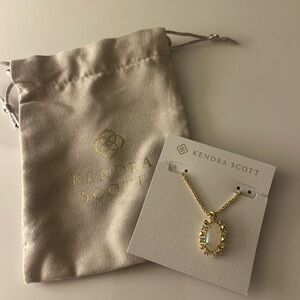 Kendra Scott Gold and White Necklace